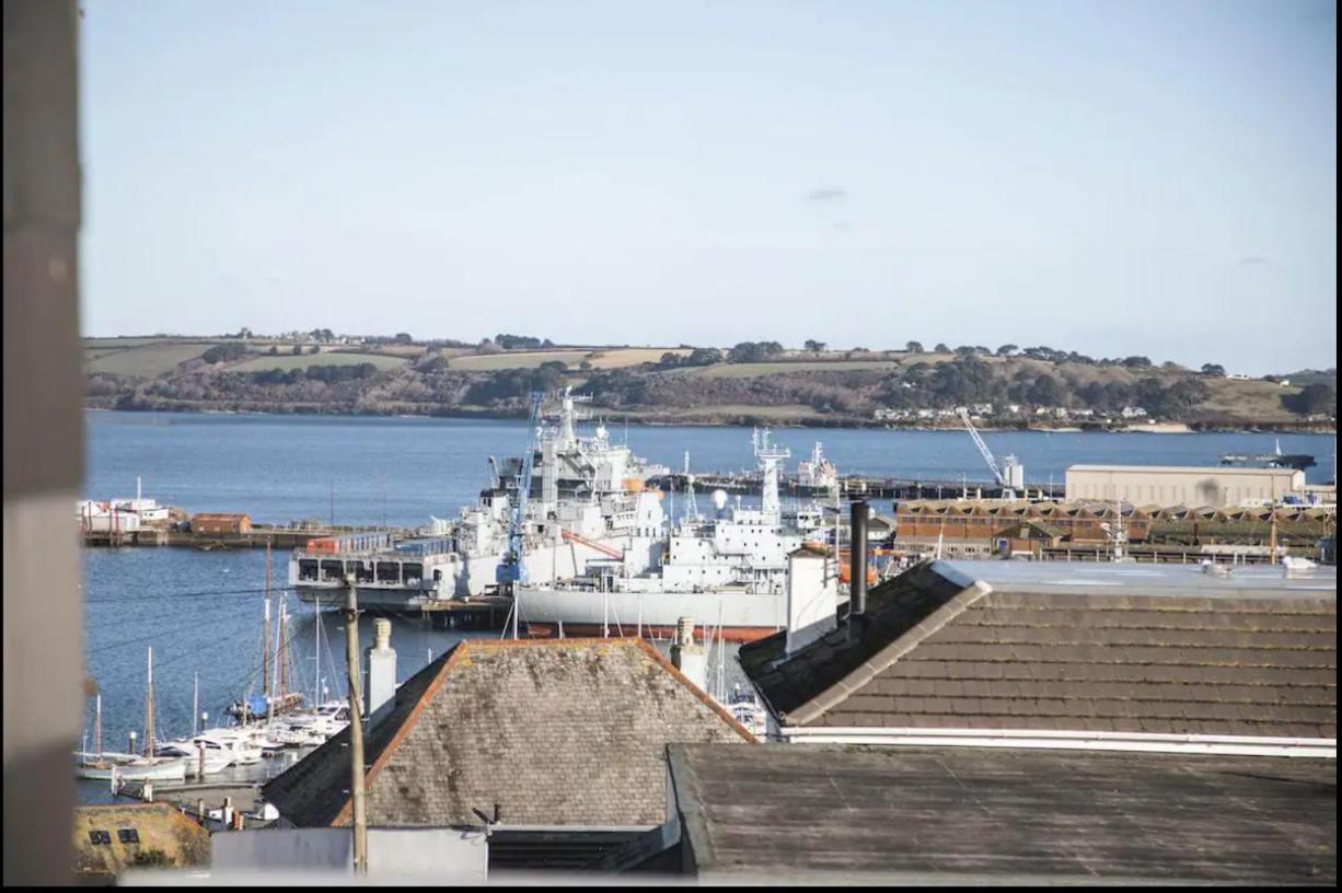 Falmouth Townhouse With Panoramic Sea View Terrace Kültér fotó